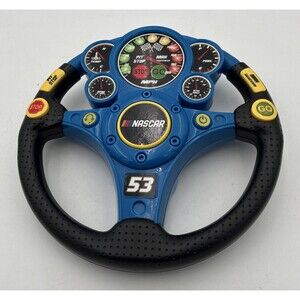 Nascar Adventure Force Shake N' Steer Steering Wheel Toy AF-155NR Tested Works